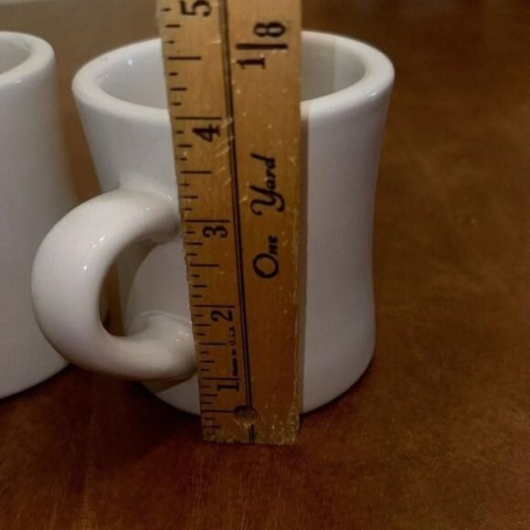 Set Of 3 ITI White Ceramic Coffee Mugs - Picture 5 of 8